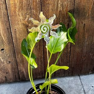 Patina Sunburst Garden Stake